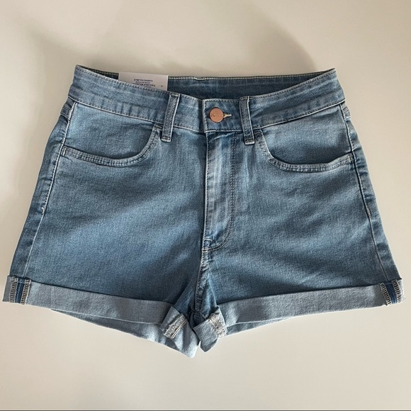 H&M stretch denim short shorts - Picture 1 of 10
